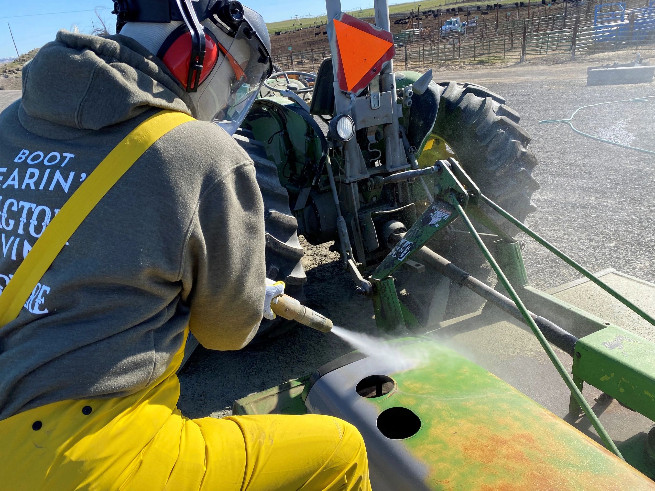 Sand Blasting Surface Preparation Ephrata, Washington